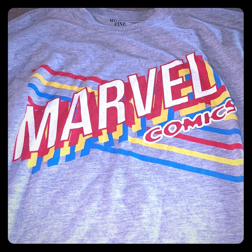 Marvel Comics Cropped Long Sleeve